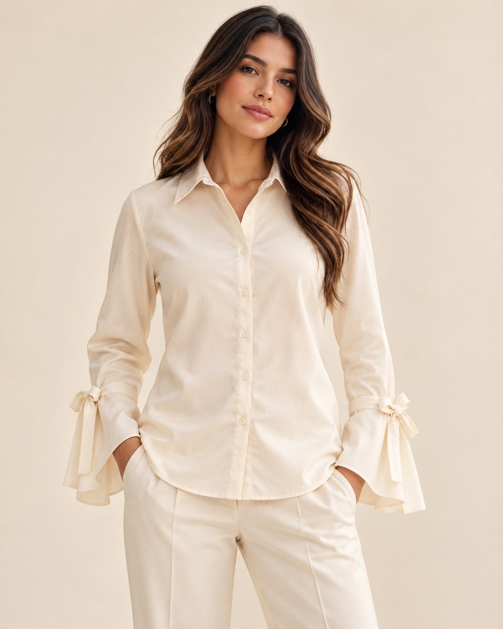 Camisa Marfil · Marfil