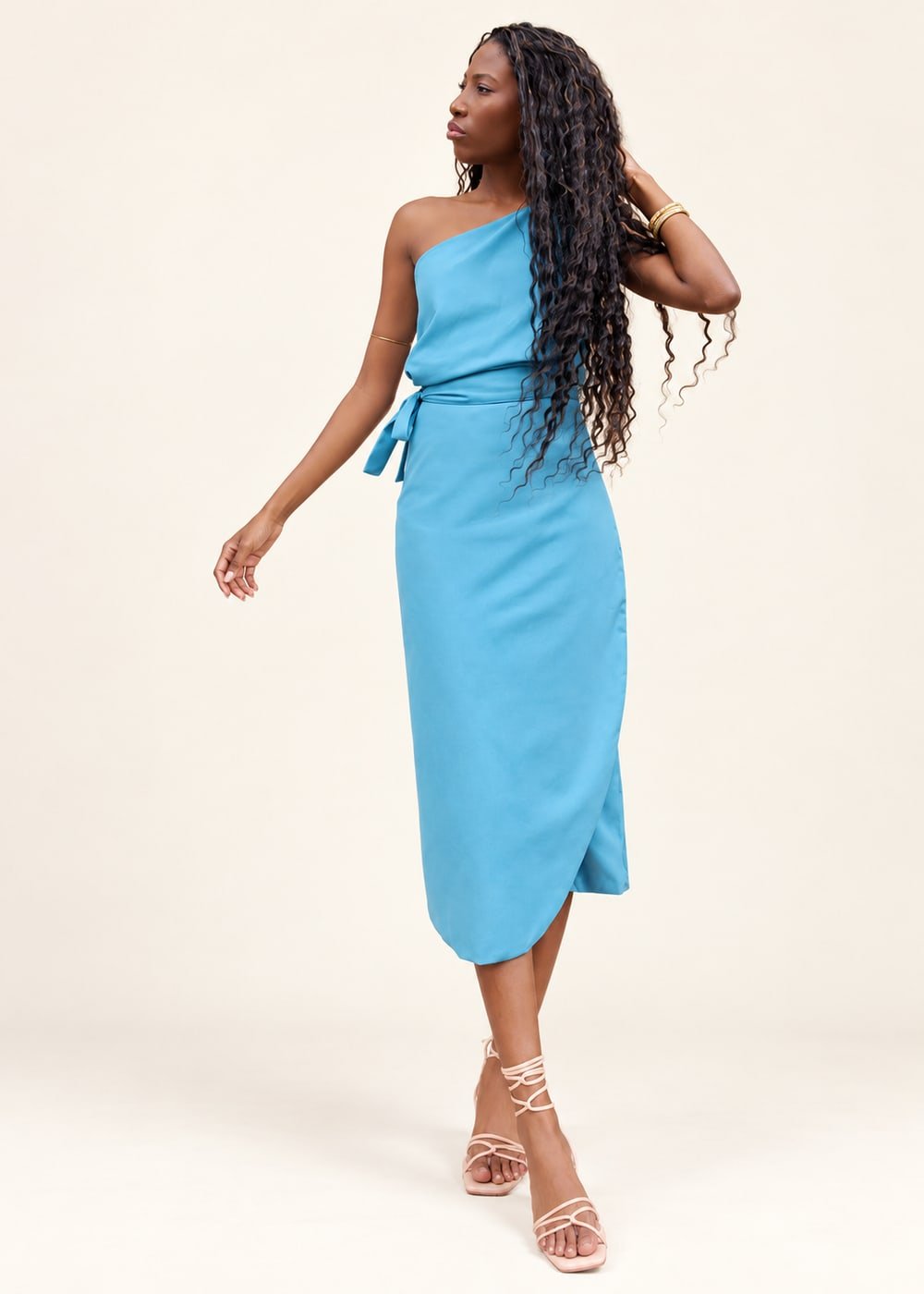 Vestido Brisa Azul · Azul turquesa